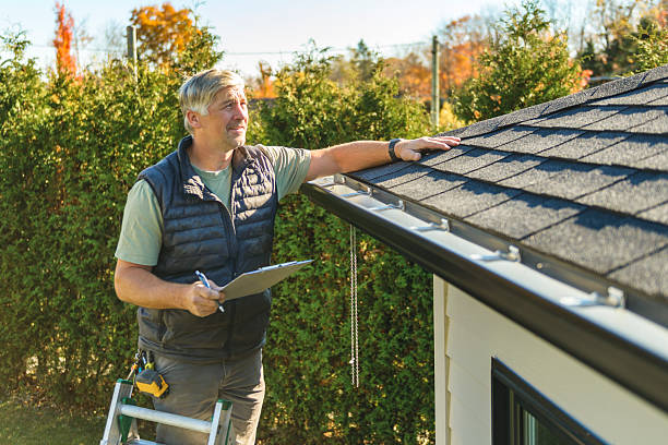 Professional Hail Damage Roof Repair technician working in Elk Grove, CA